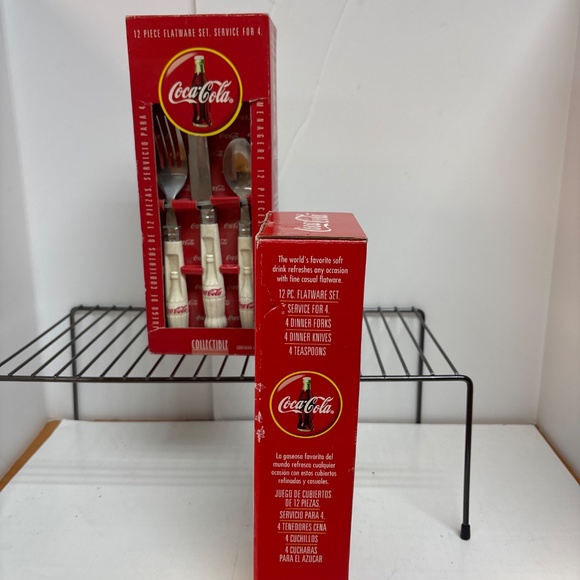 NIB 2 Sets Of 12PC Each Coca-Cola Flatware Sets Service for 8 Total - Picture 5 of 5
